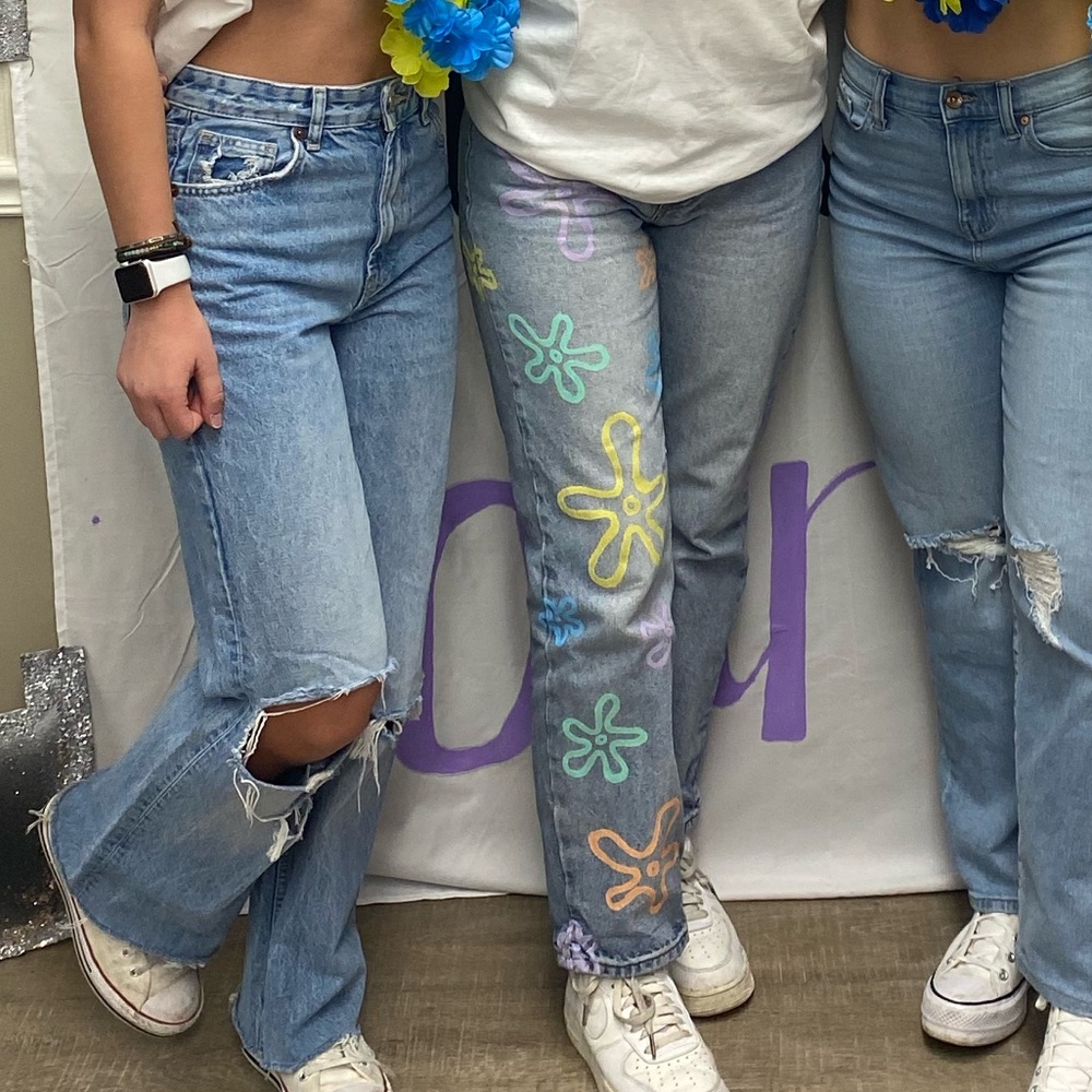 SpongeBob themed jeans